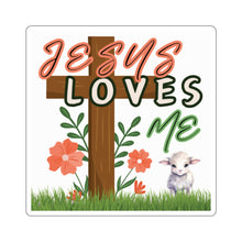 Cargar imagen en el visor de la galería, Jesus Loves Me Sticker
